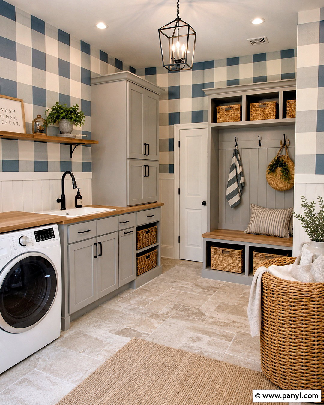 Checkerboard Wall - 20 paint techniques for walls