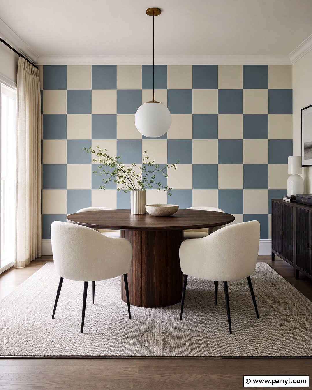 Checkerboard Wall Paint - 35 decorative wall paint ideas