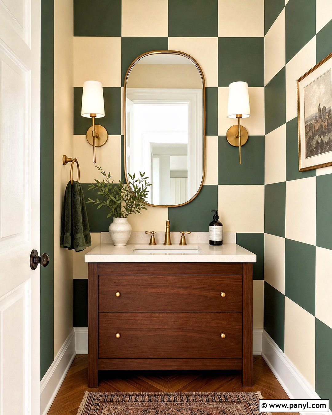 Checkerboard Wall Paint - 20 wall paint designs