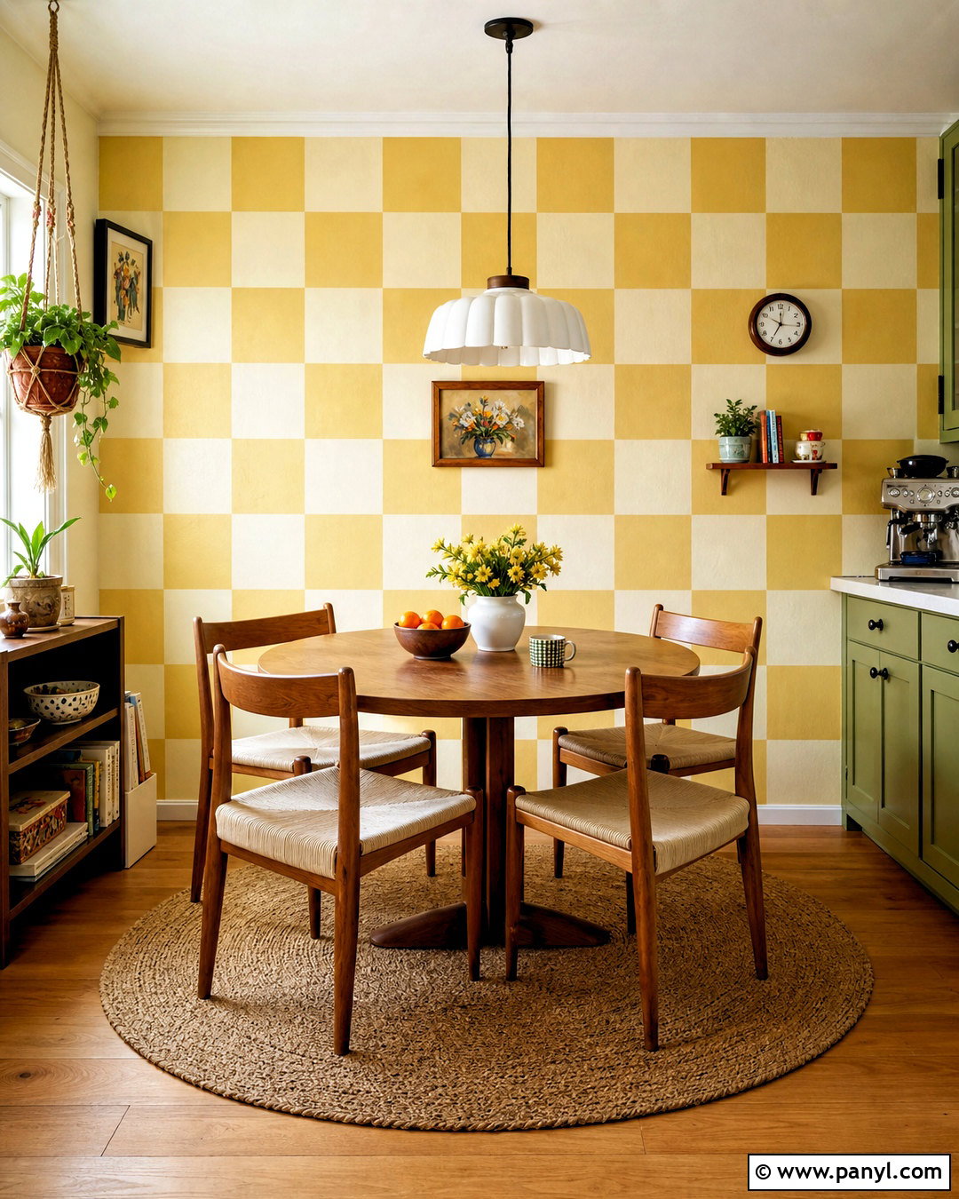 Checkerboard Wall Painting - 20 fun wall painting ideas