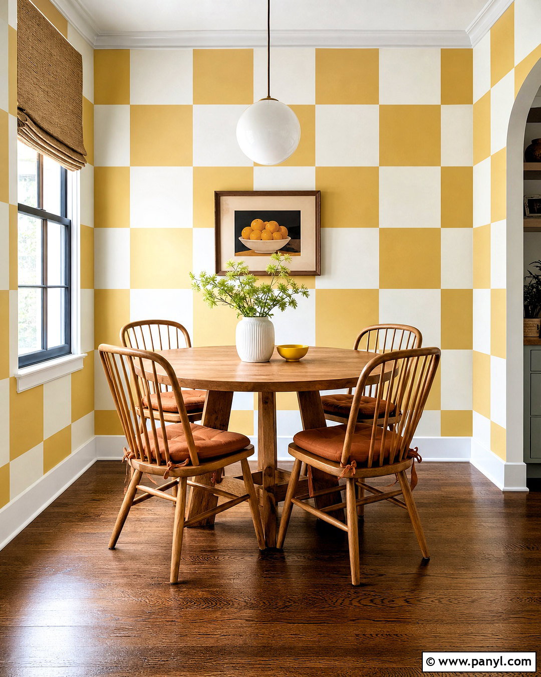 Checkerboard Wall Painting - 20 unique wall painting ideas