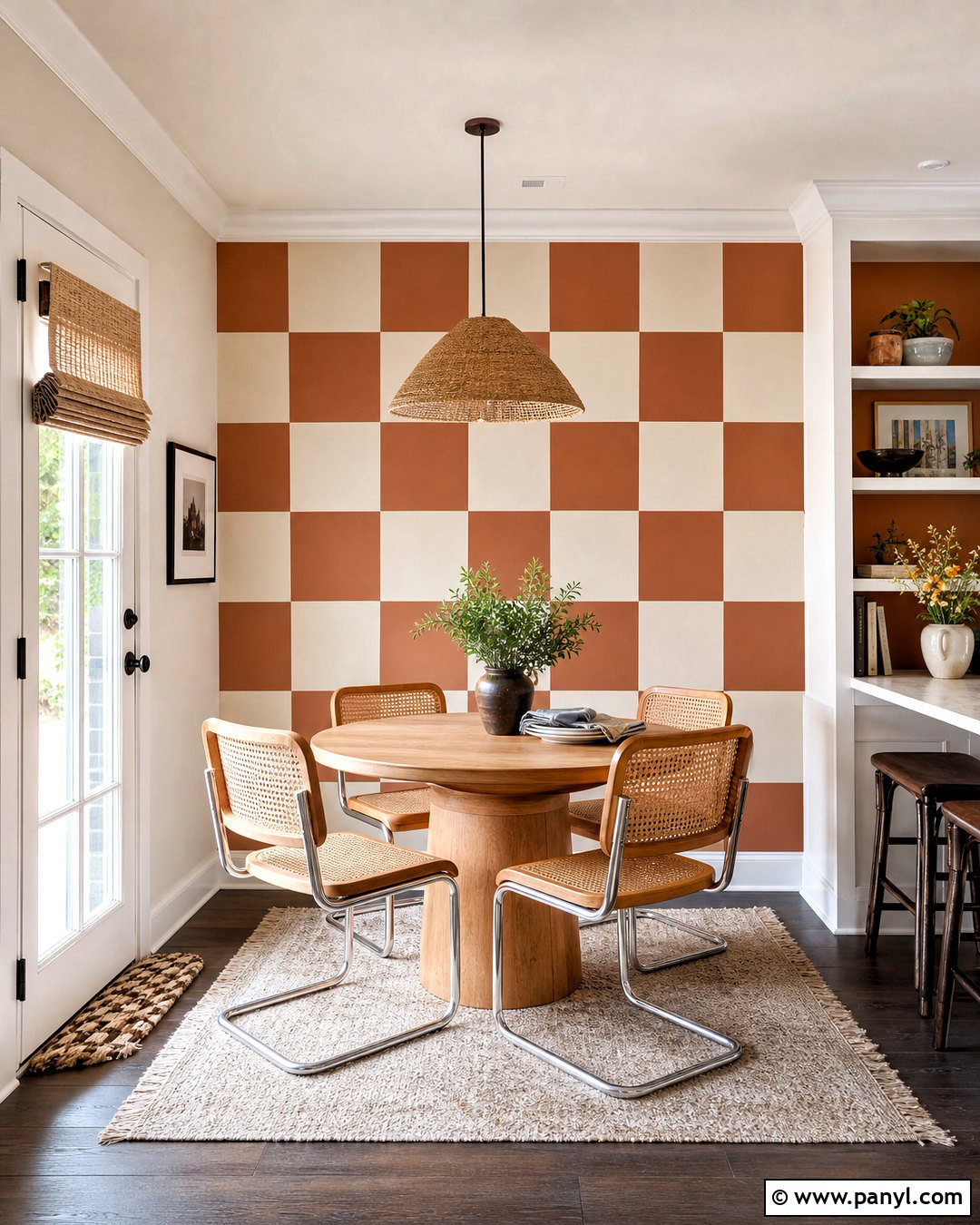 Checkerboard Wall Painting - 20 wall painting patterns ideas