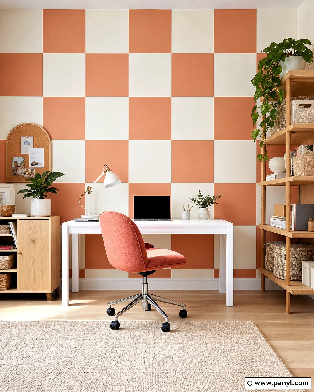 Checkerboard Wall - 20 how to paint a wall ideas