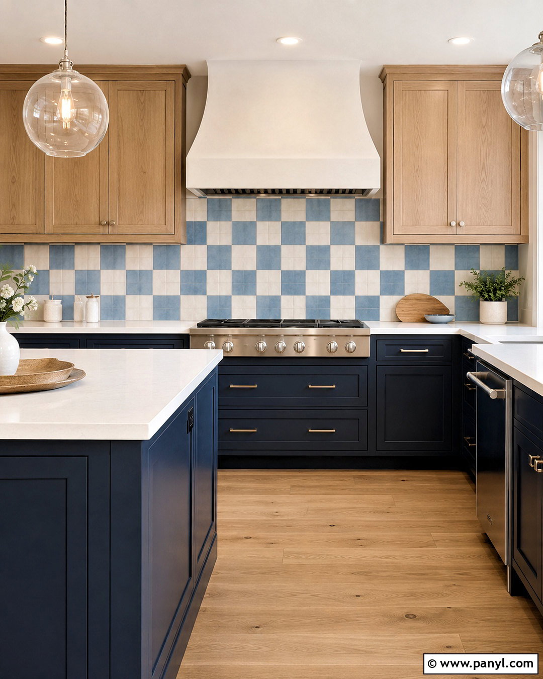 Checkered Kitchen Backsplash - 20 checkered design ideas