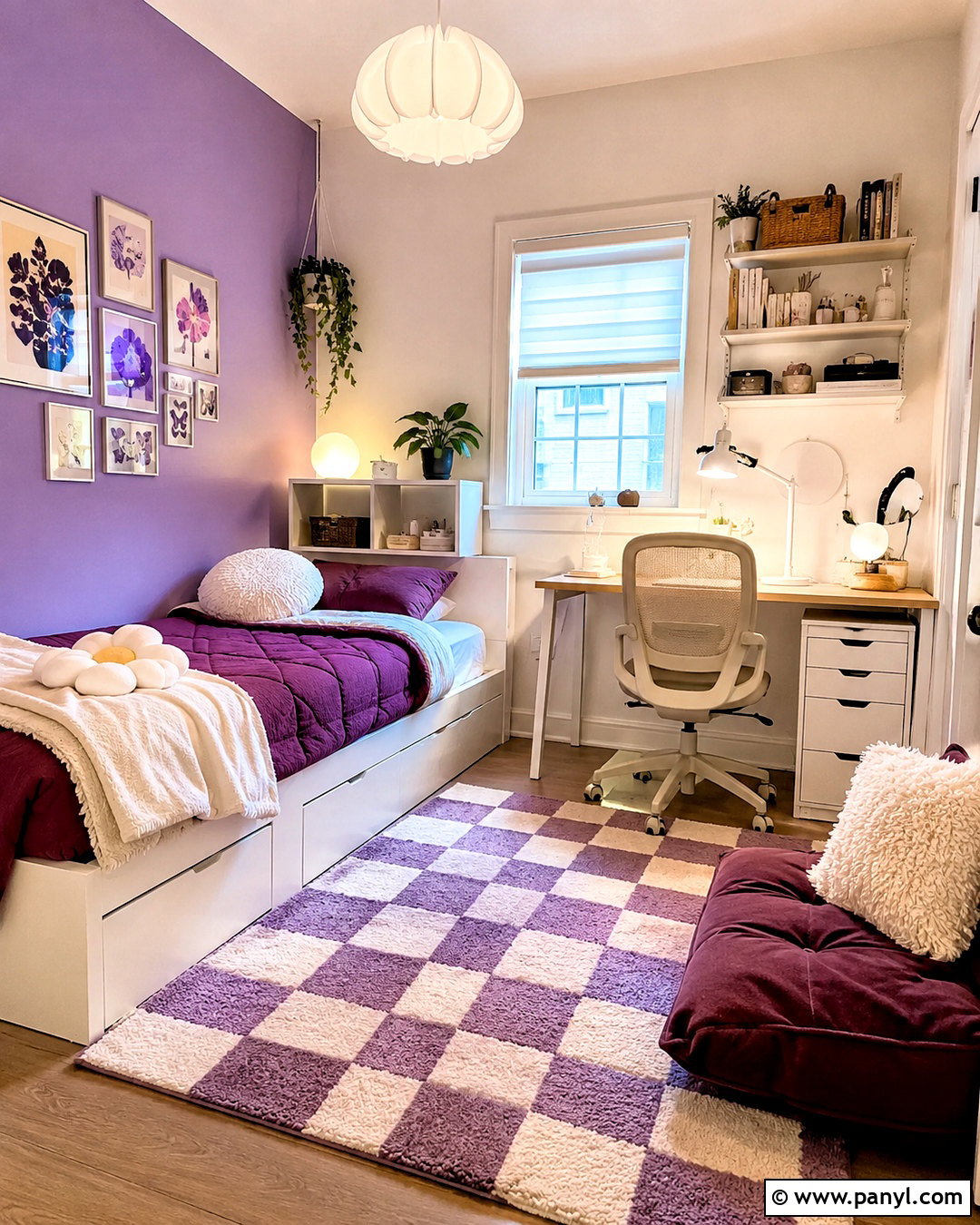 Checkered Teen Bedroom - 20 checkered room aesthetic ideas