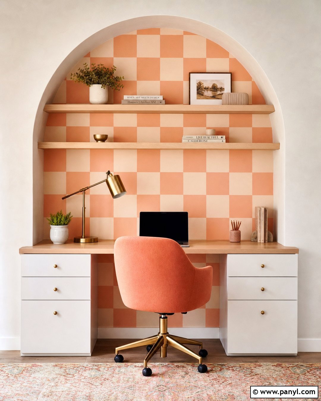 Checkered Wall Paint Arch - 30 checkered wall paint ideas
