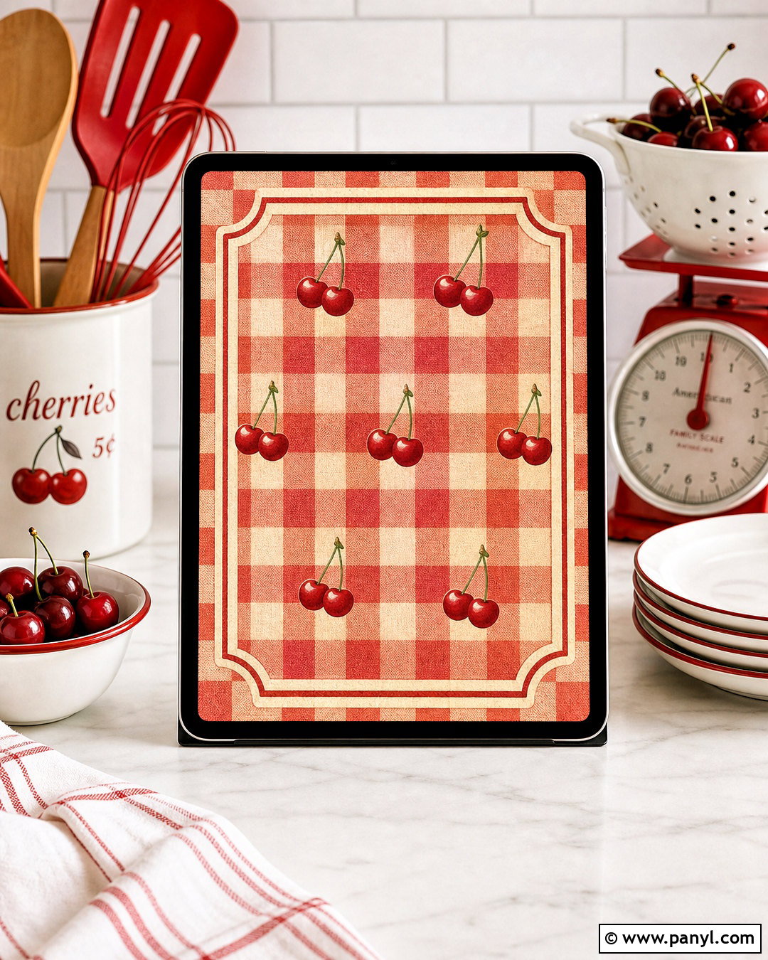 Cherry Gingham Background - 20 gingham background aesthetic ideas