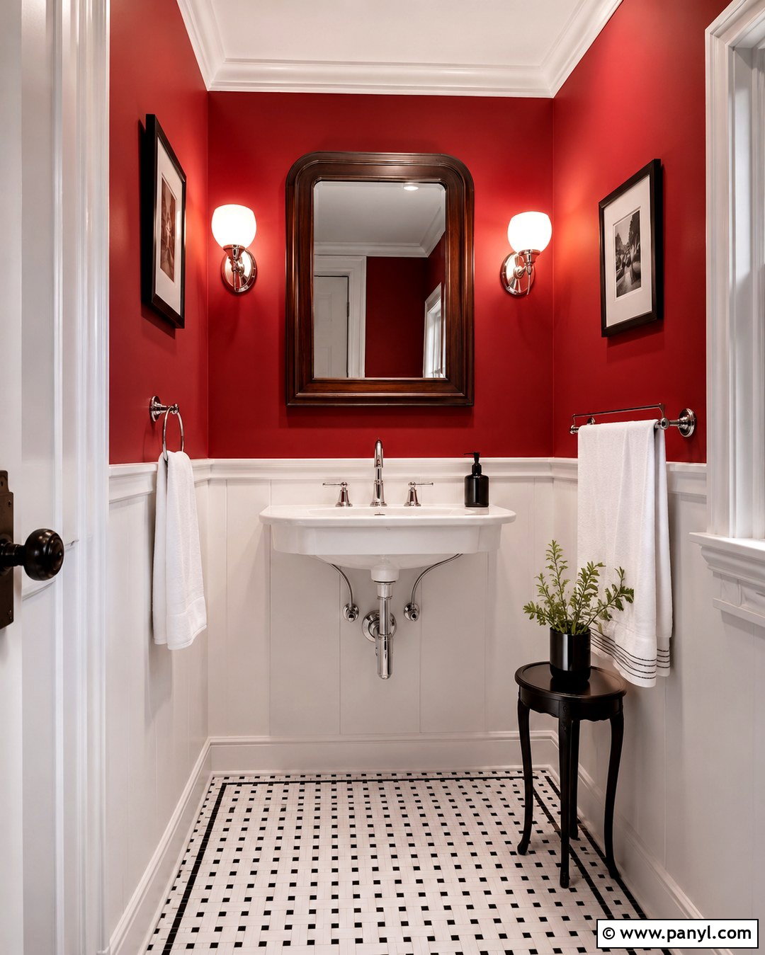 Cherry Red Bathroom Walls - 20 Fun Bathroom Wall Colors