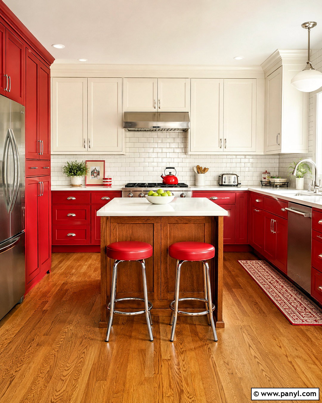 Cherry Red Kitchen Cabinets - 20 paint room red ideas