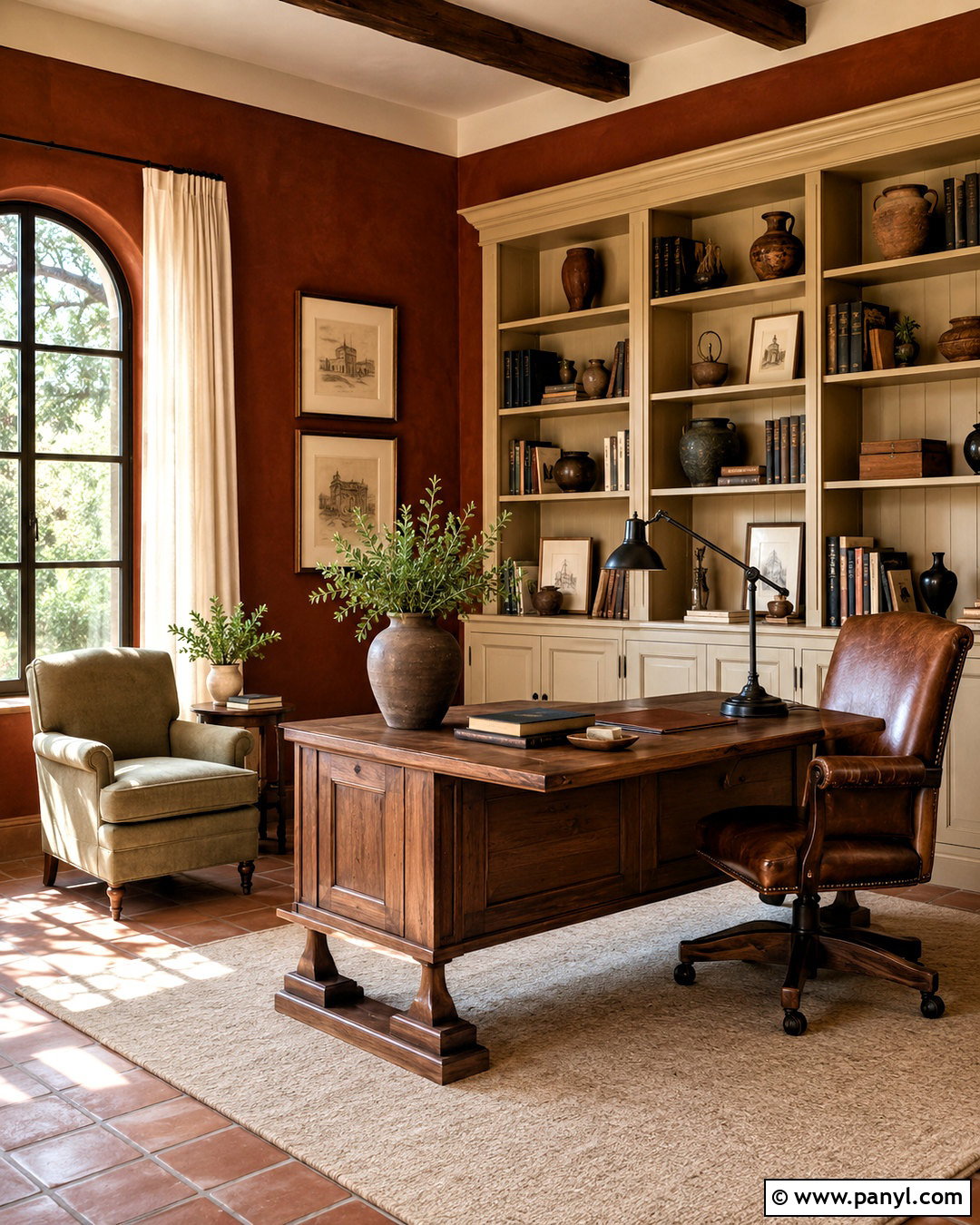 Chestnut Tuscan Walls - 35 tuscan wall colors