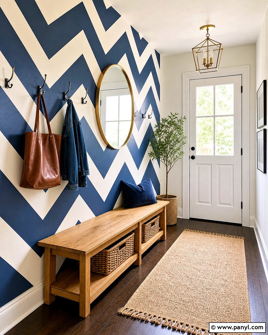 Chevron Wall Color Pattern - 20 wall color design pattern ideas