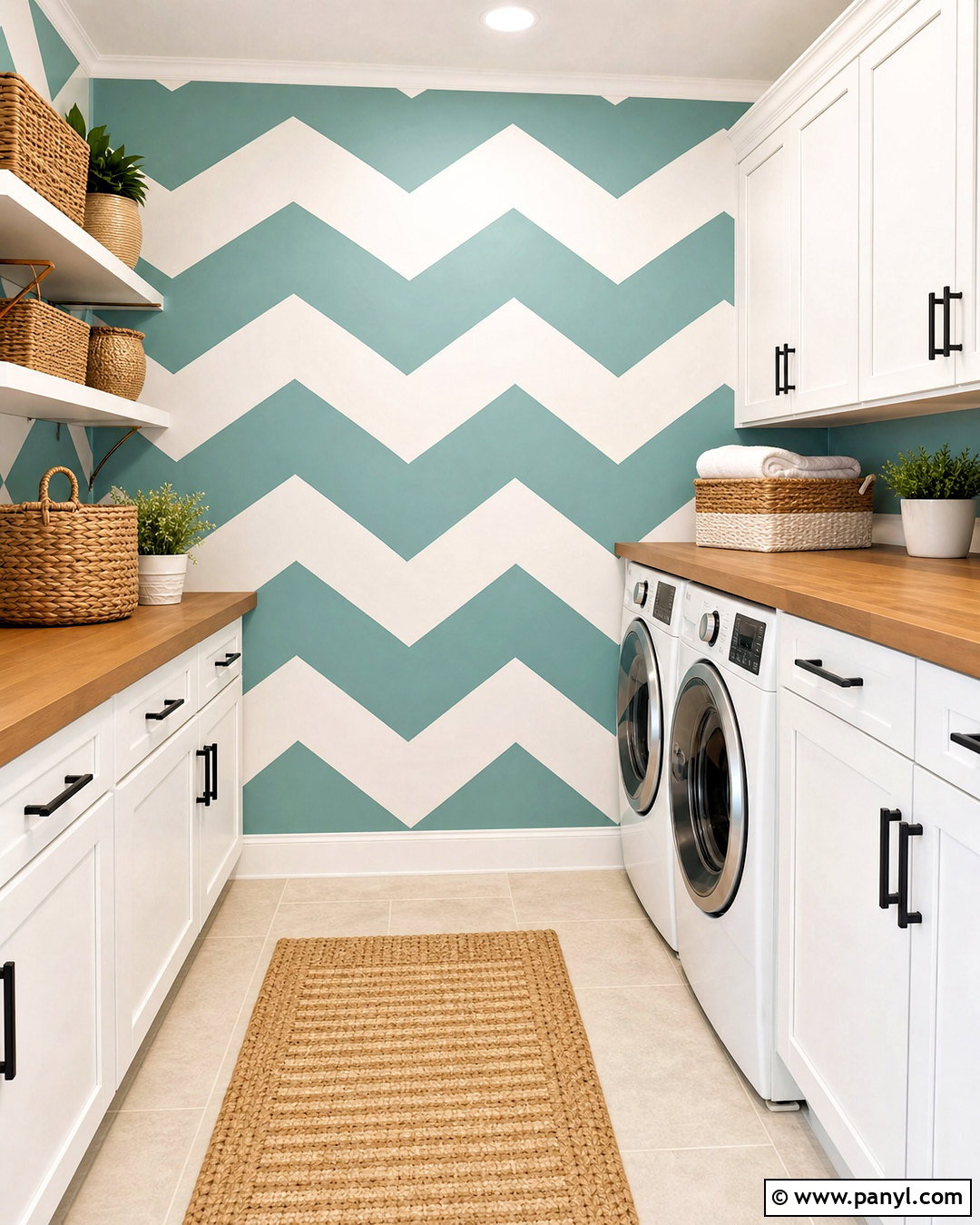Chevron Wall Painting - 20 wall painting patterns ideas