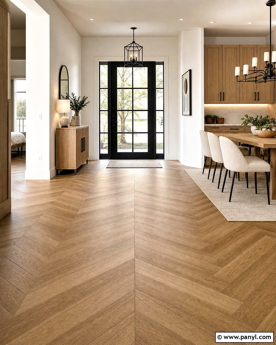 Chevron Wood Look Floor Tile - 20 latest floor tiles for home ideas