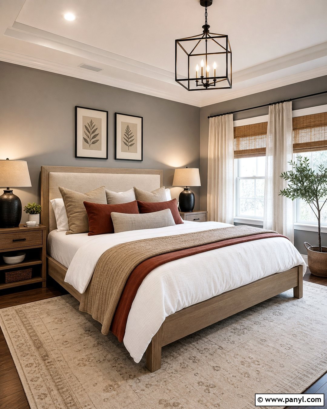 Chic Gray Bedroom - 20 Popular Gray Wall Colors