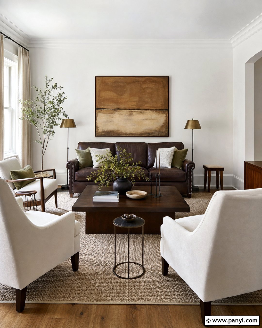Chocolate Brown Accent Color - 20 Best Accent Color For White Walls