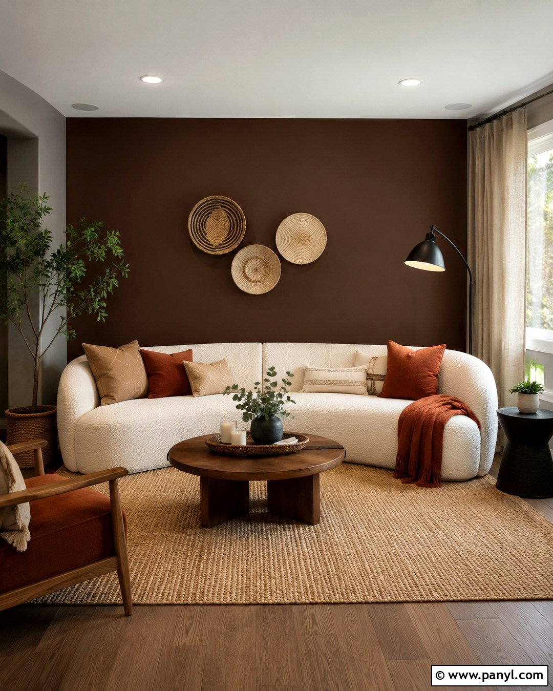 Chocolate Brown Accent Wall - 20 Accent Wall To Go With Gray Walls