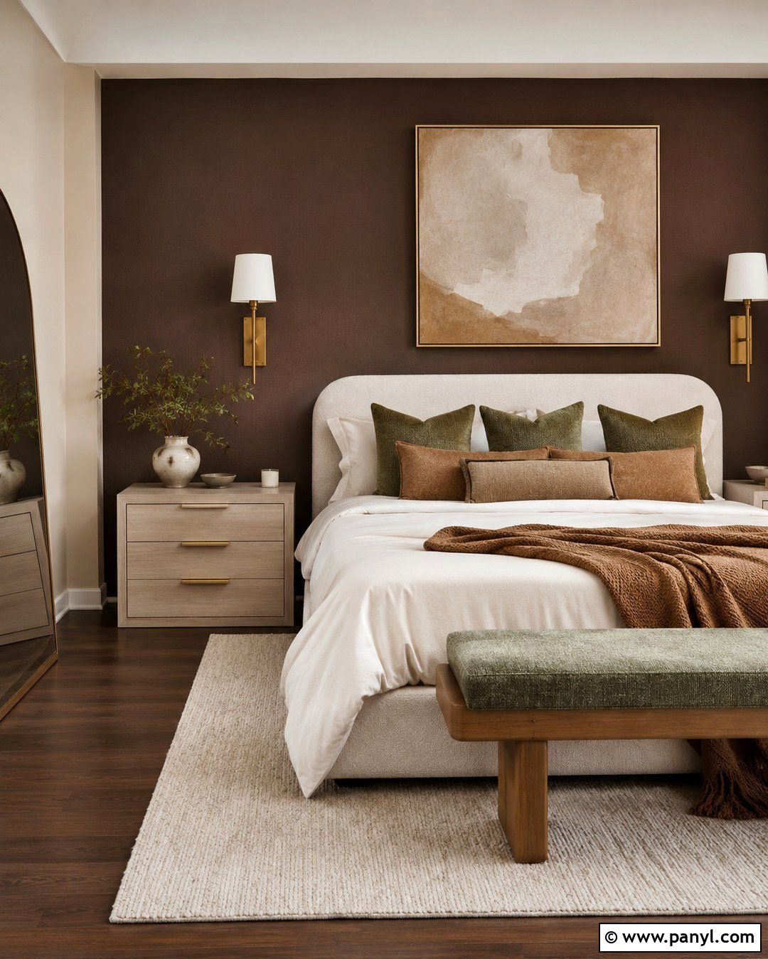 Chocolate Brown Accent Wall - 20 Best Colors For Accent Walls