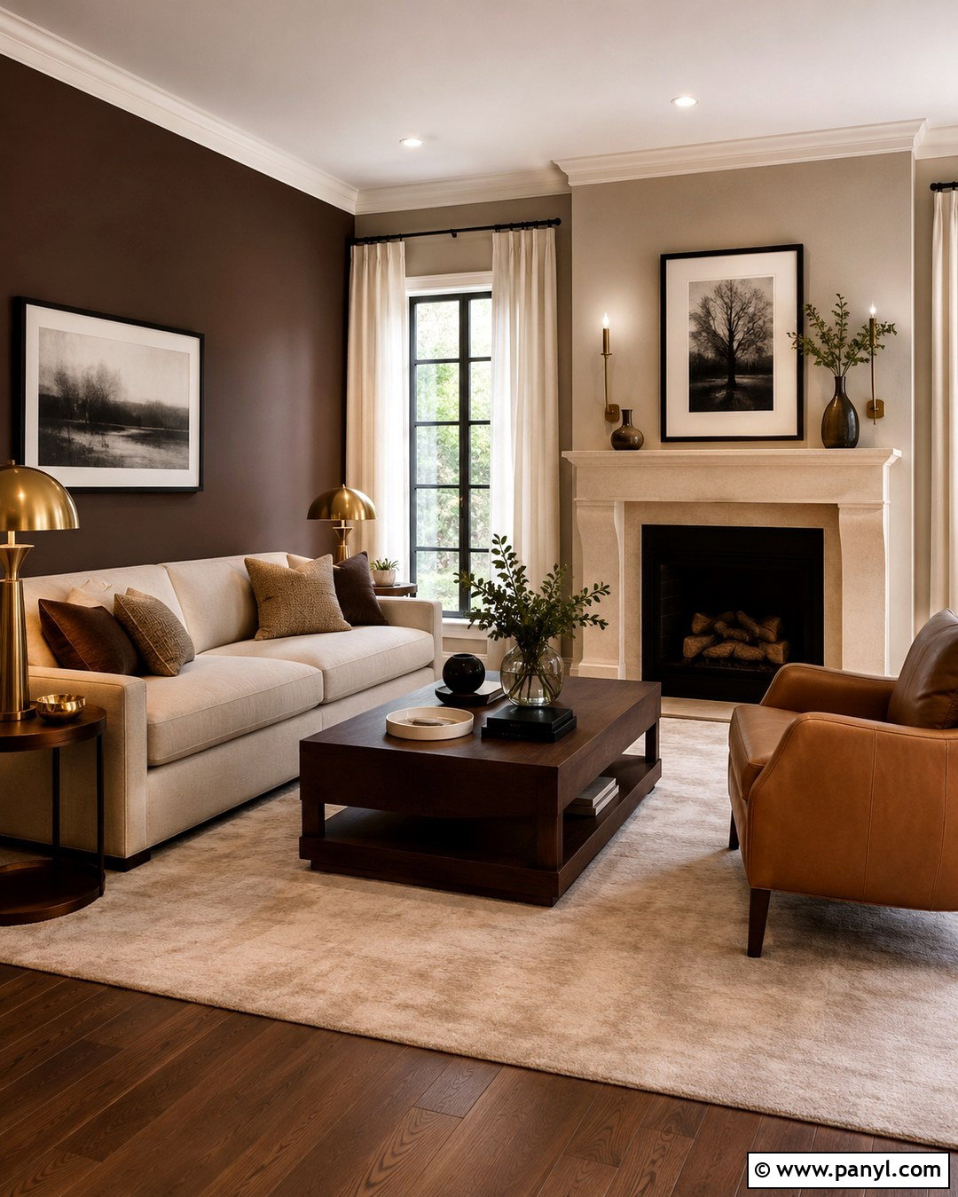 Chocolate Brown And Beige Living Room Walls - 20 Brown And Beige Walls