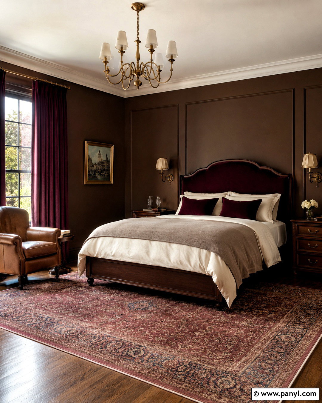 Chocolate Brown And Burgundy Bedroom - 20 chocolate brown bedroom ideas