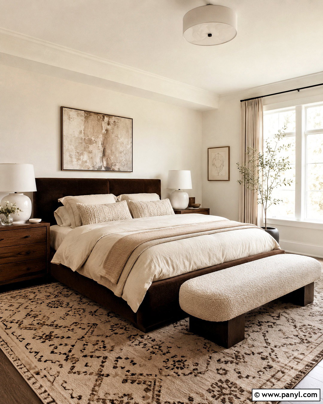 Chocolate Brown And Cream Bedroom - 20 chocolate brown bedroom ideas