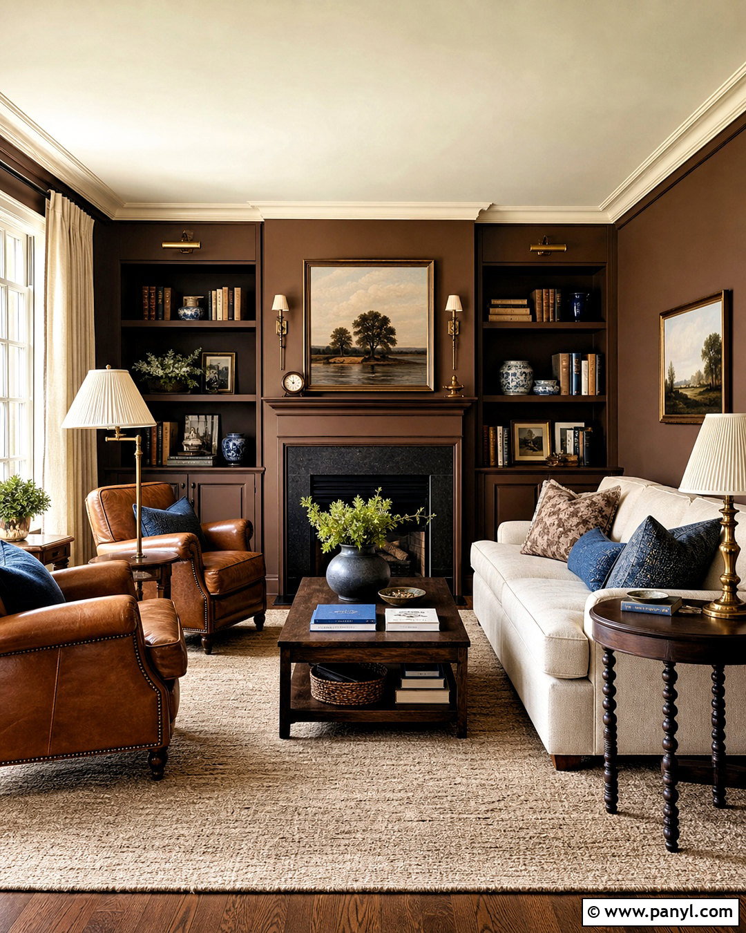 Chocolate Brown And Cream Interior Paint Scheme - 20 interior paint schemes