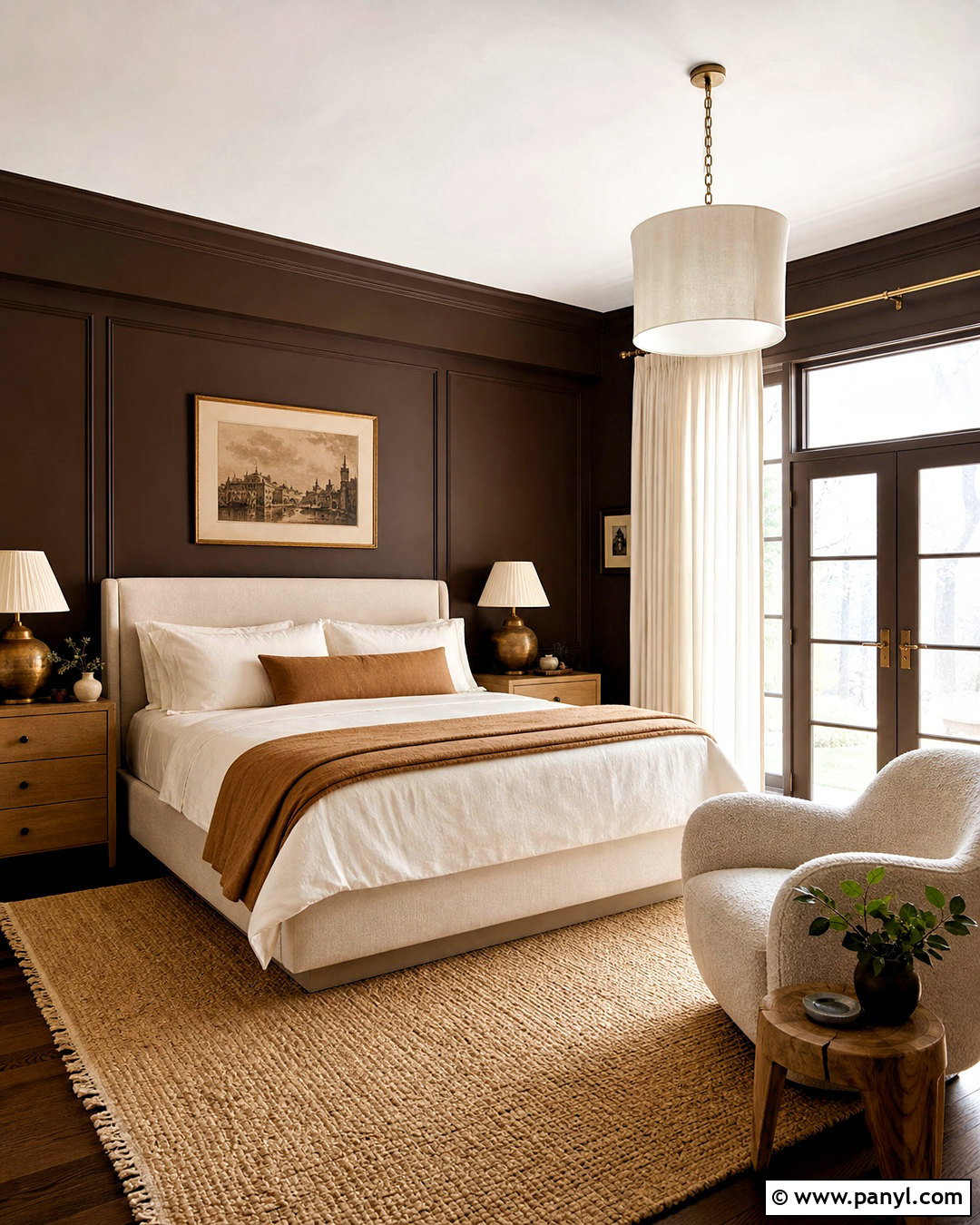 Chocolate Brown And Oatmeal Bedroom - 20 aesthetic room color ideas bedroom ideas