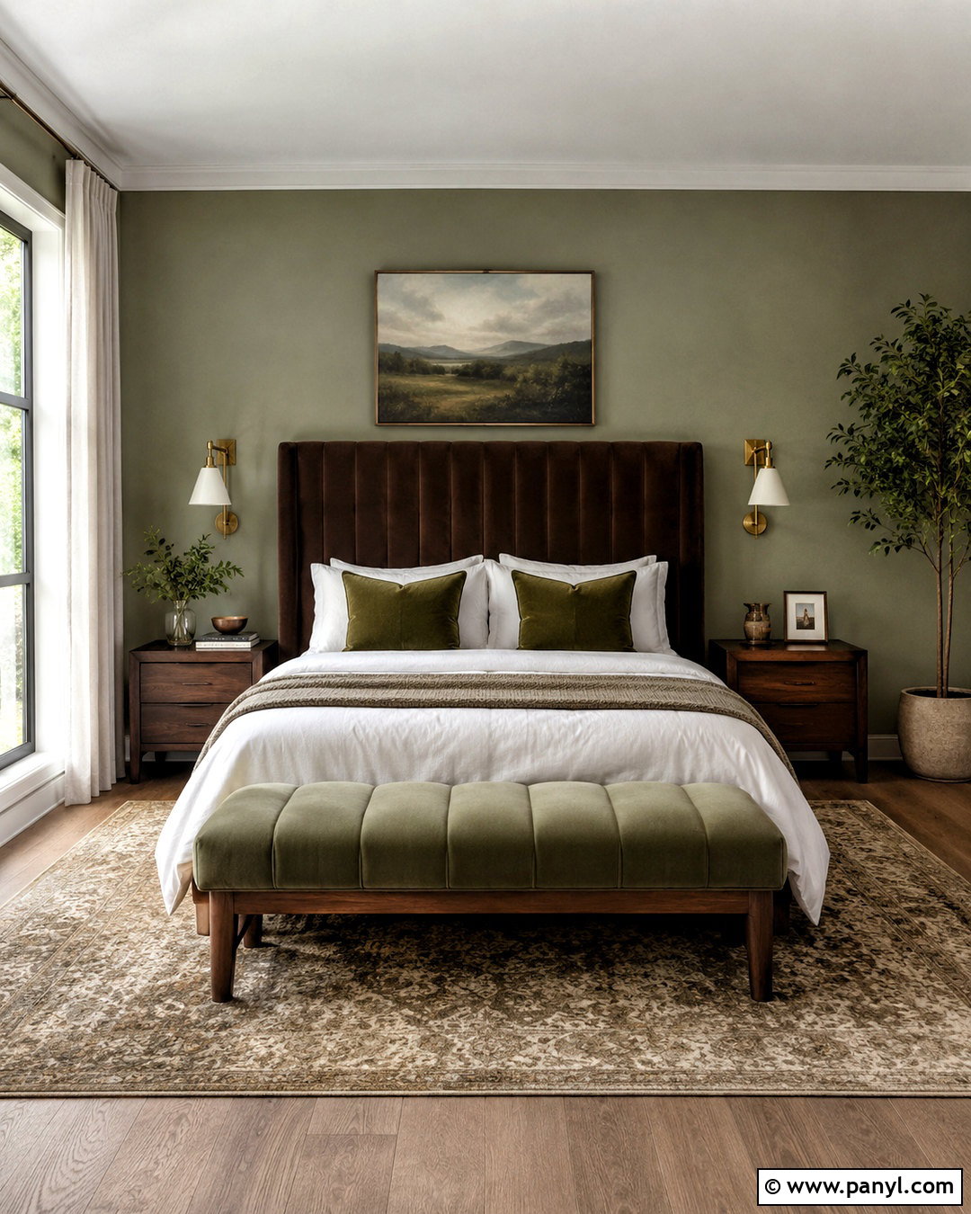 Chocolate Brown And Sage Green Bedroom - 20 chocolate brown bedroom ideas