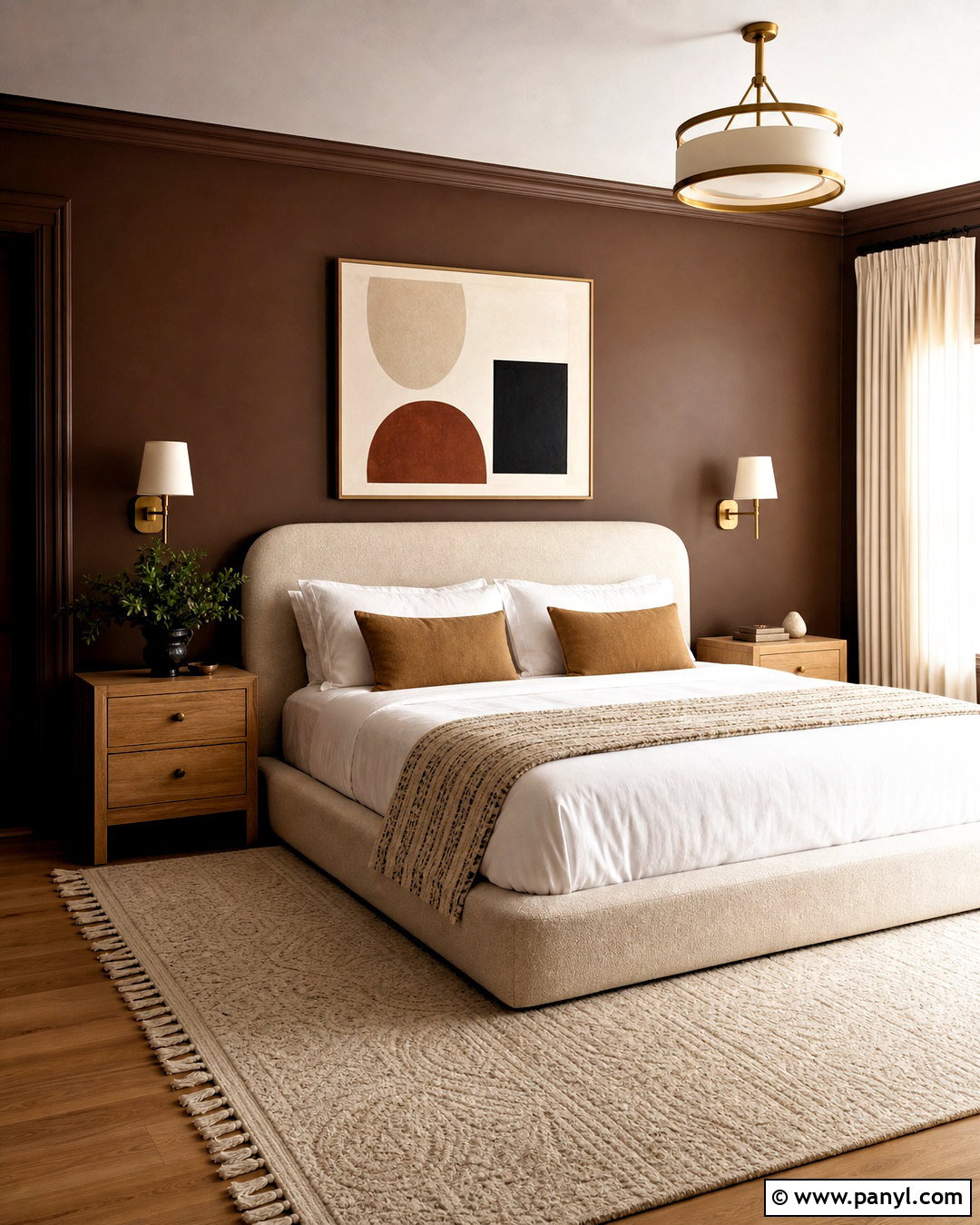 Chocolate Brown Bedroom - 20 room color ideas bedroom paint design ideas