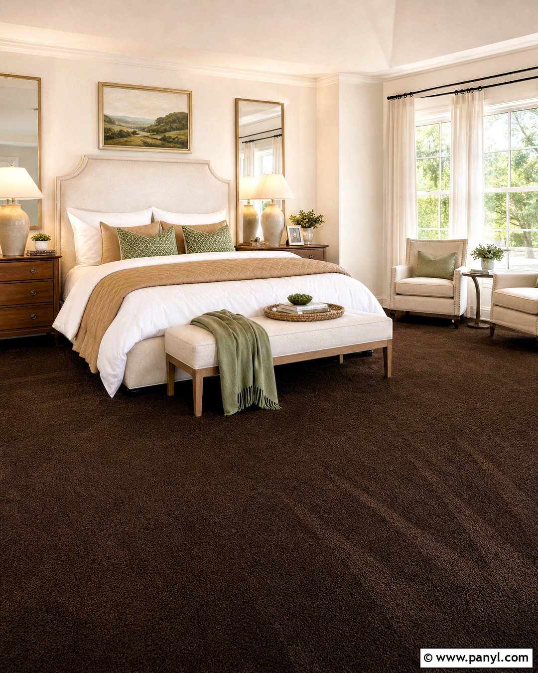 Chocolate Brown Bedroom Carpet - 20 wall to wall carpet ideas bedrooms