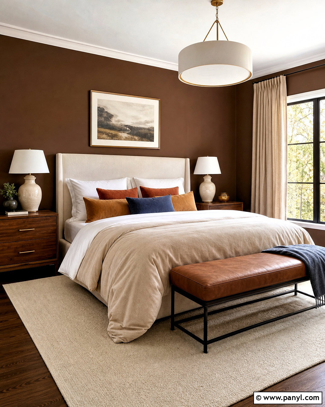 Chocolate Brown Bedroom Paint - 20 warm paint colors for bedroom ideas
