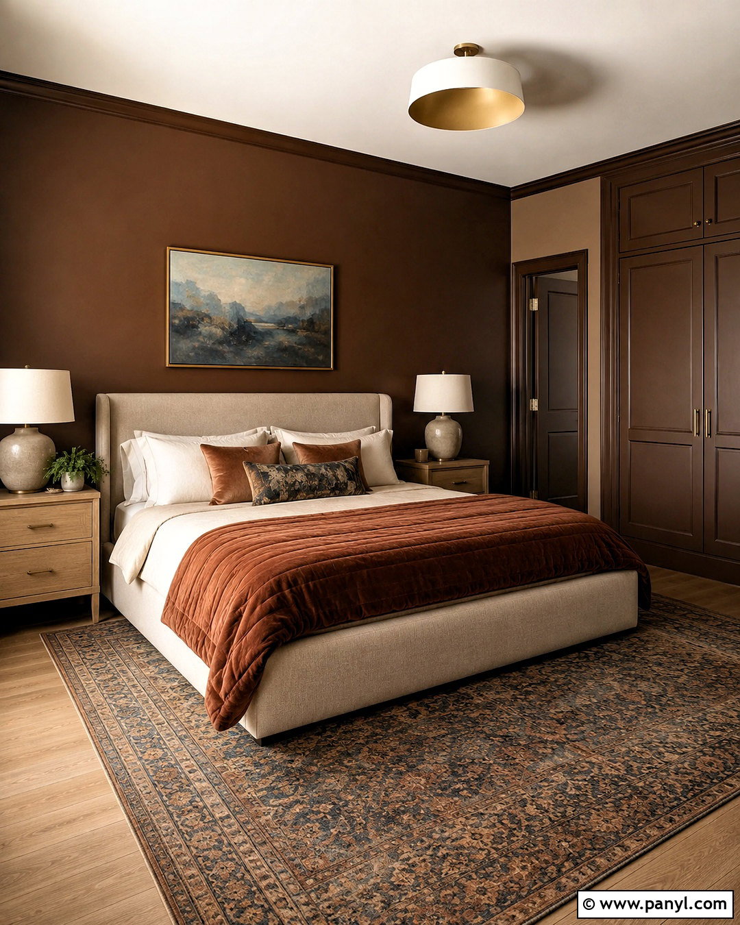Chocolate Brown Bedroom Paint Color - 20 paint color trends