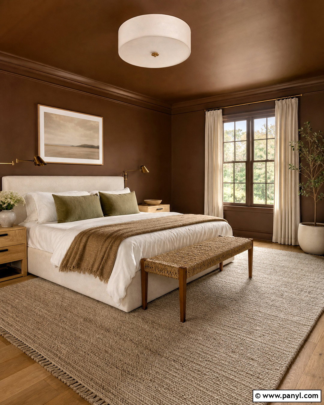 Chocolate Brown Bedroom Paint Color - 20 room paint colors bedroom ideas
