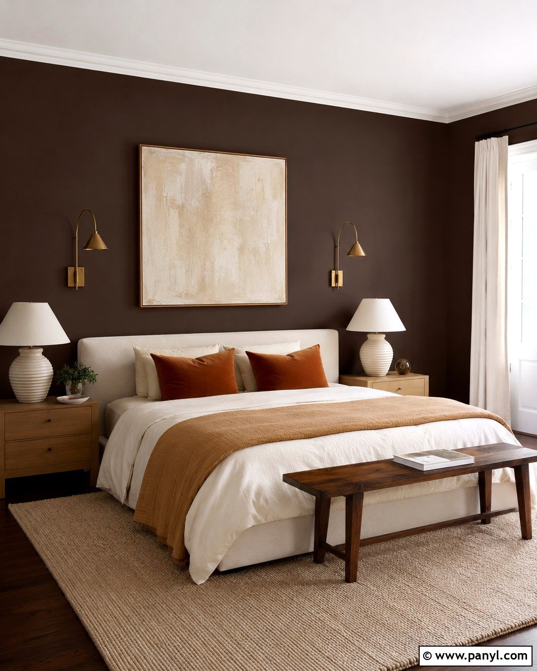 Chocolate Brown Bedroom Walls - 20 Modern Wall Colors Bedroom Ideas