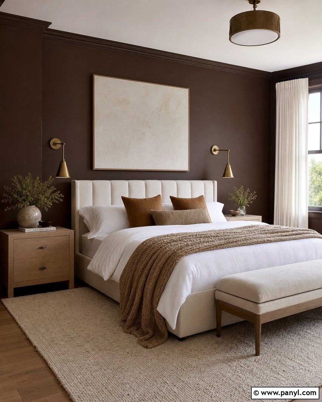 Chocolate Brown Bedroom Walls - 25 Room Wall Paint Colors