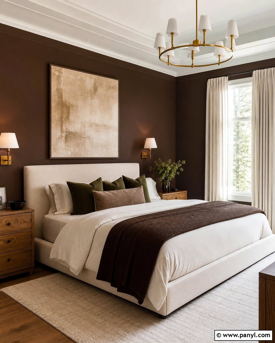 Chocolate Brown Bedroom Walls - 30 room wall color ideas bedrooms