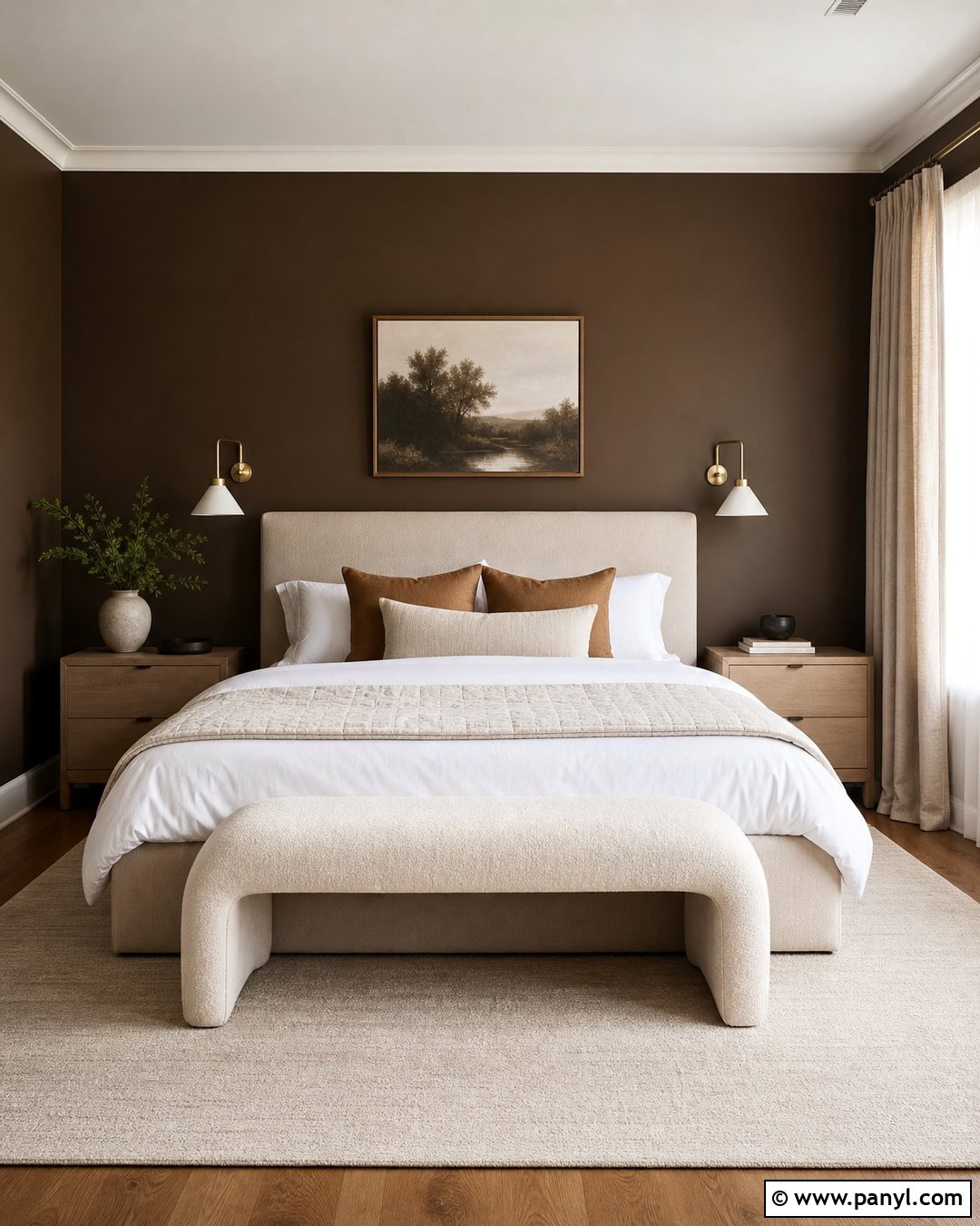 Chocolate Brown Bedroom Walls - 35 Chocolate Brown Walls