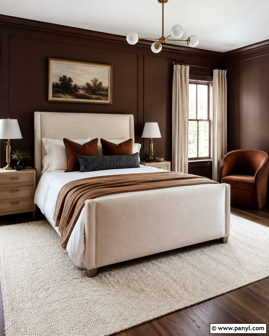 Chocolate Brown Bedroom Walls - 20 Colors For Walls In House Ideas