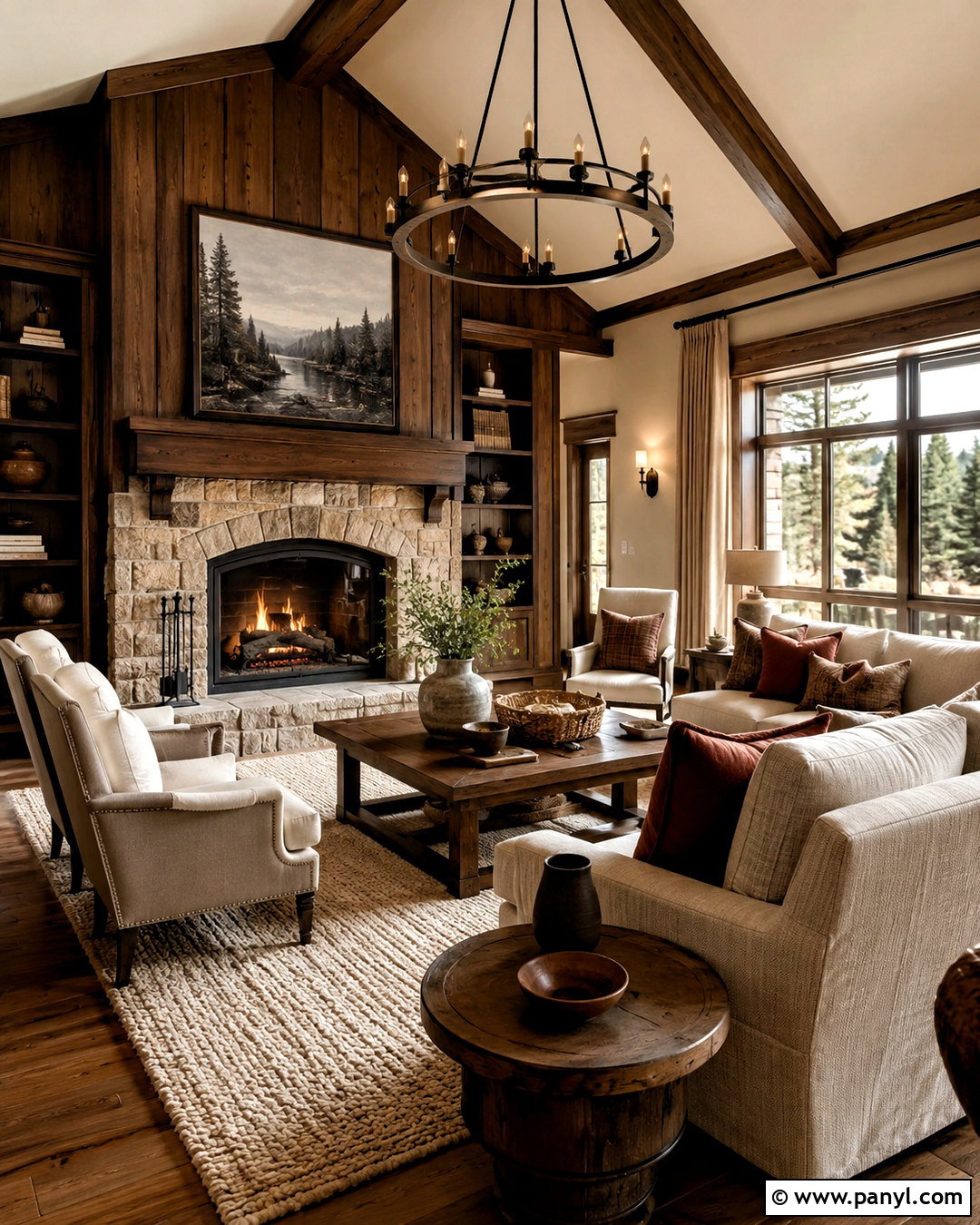Chocolate Brown Cabin Color Scheme - 20 cabin color schemes