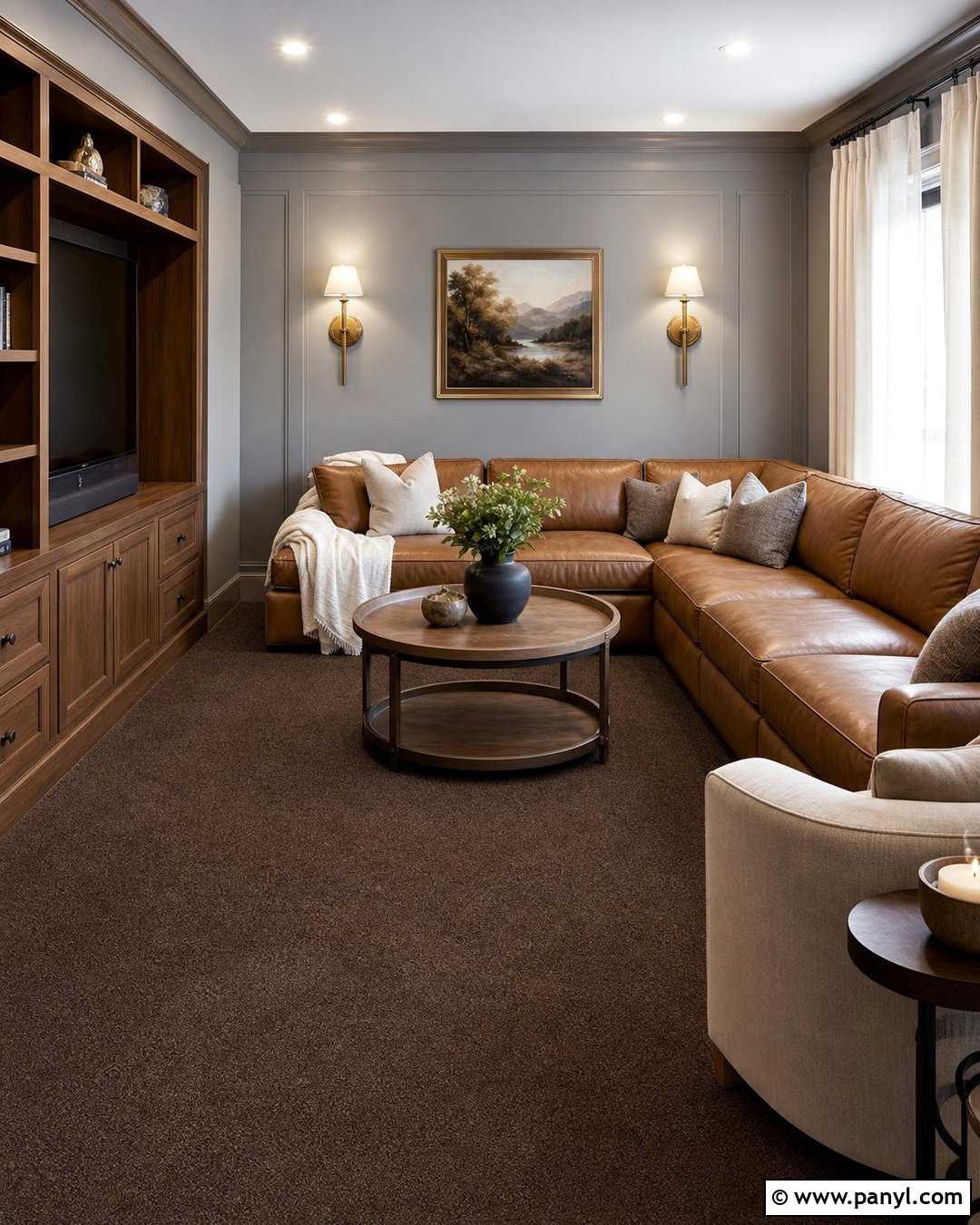 Chocolate Brown Carpet With Gray Walls - 30 Carpet Colors With Gray Walls