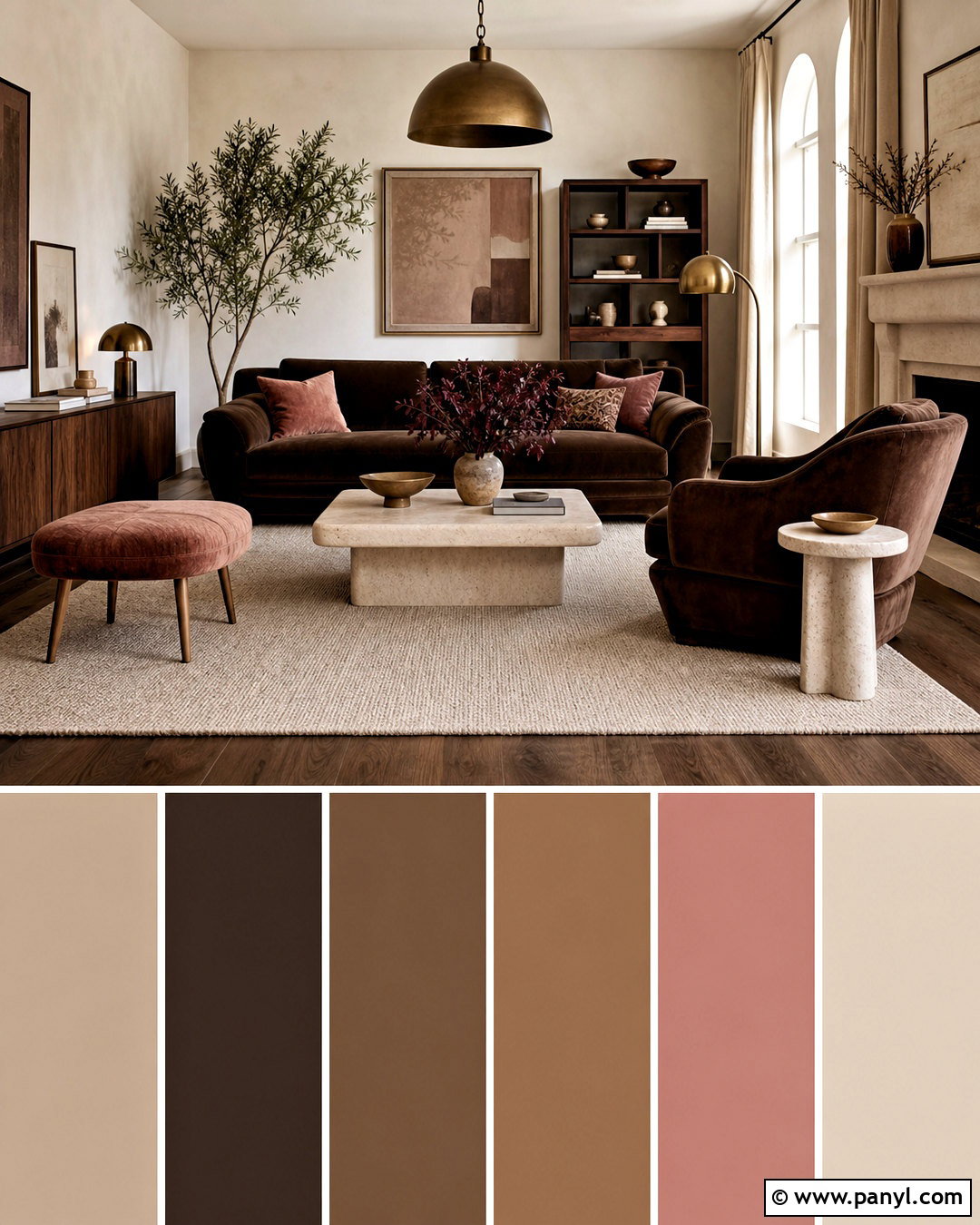 Chocolate Brown Color Palette - 20 colour palette ideas