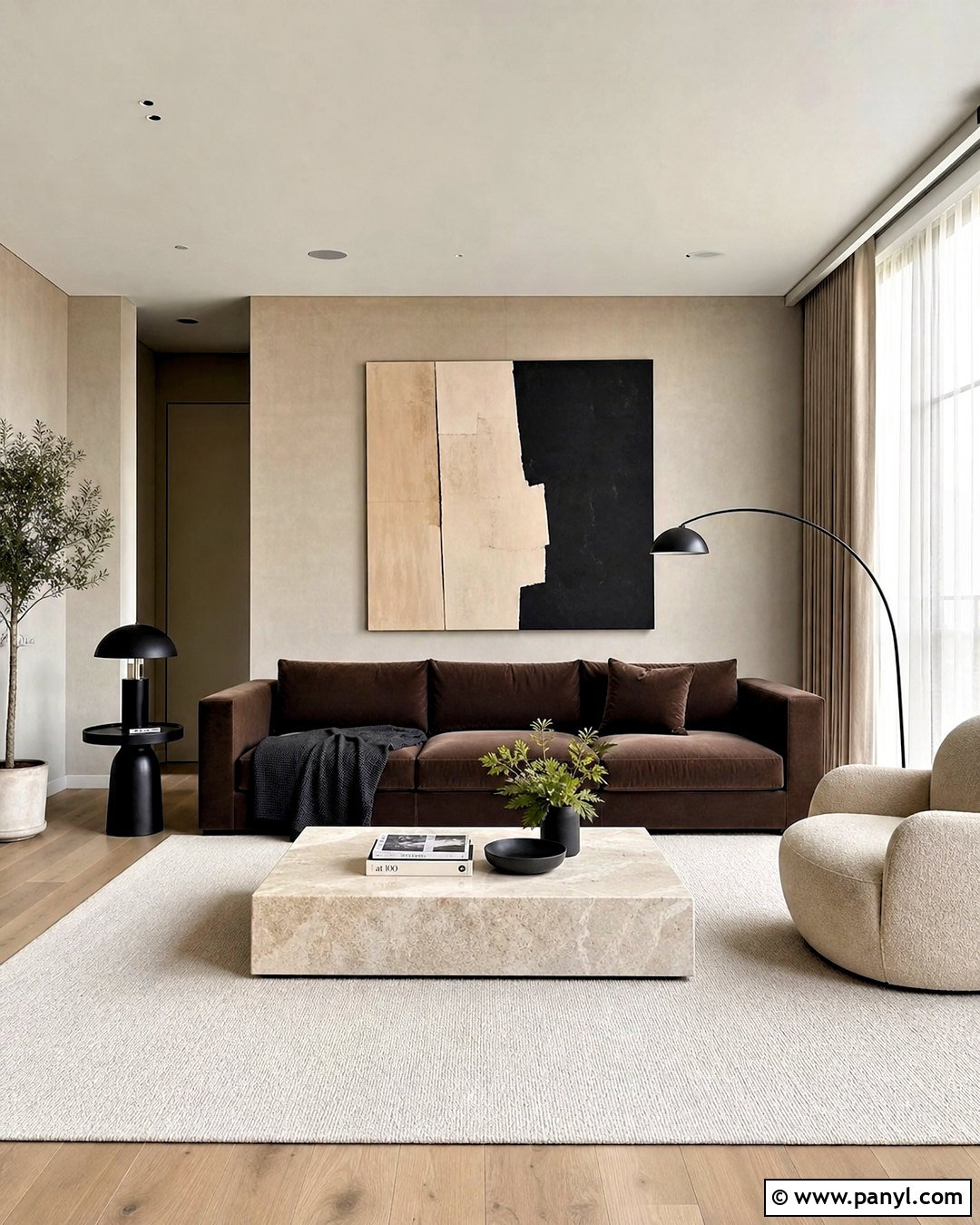 Chocolate Brown Couch Modern Living Room - 20 chocolate brown couch living room ideas