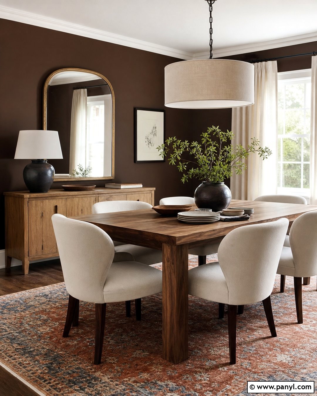 Chocolate Brown Dining Room Walls - 35 Chocolate Brown Walls