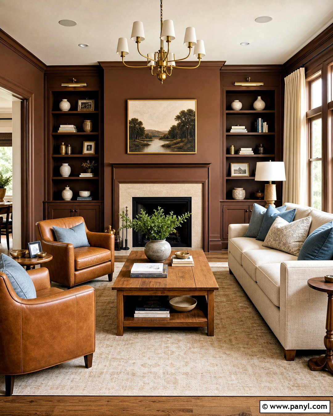 Chocolate Brown Drawing Room Paint - 20 drawing room paint color ideas
