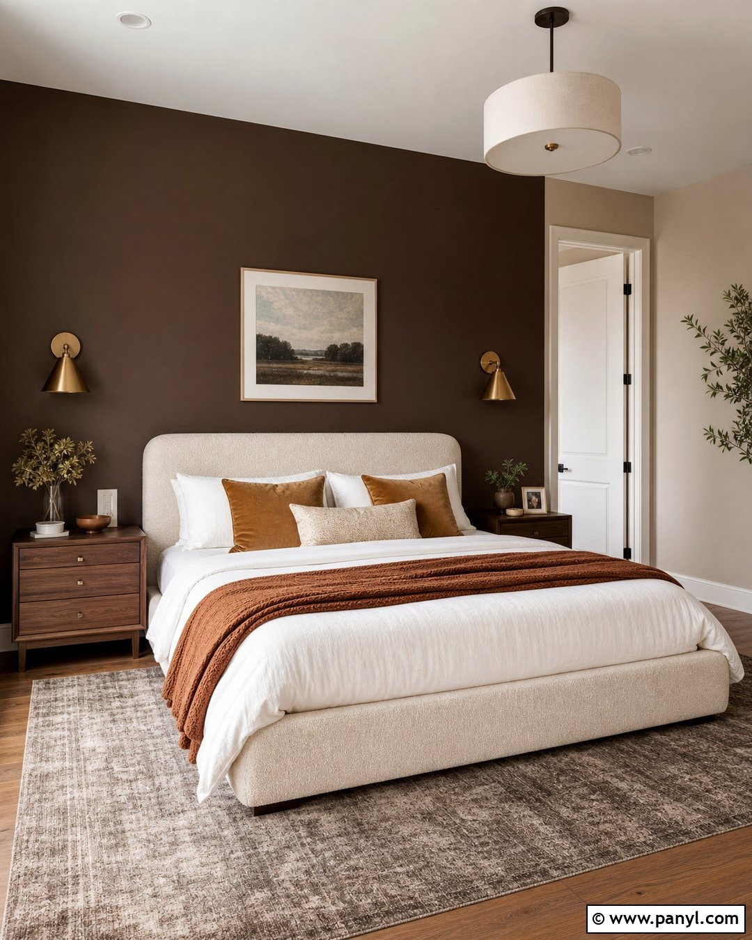 Chocolate Brown Feature Wall - 30 Feature Wall Colours