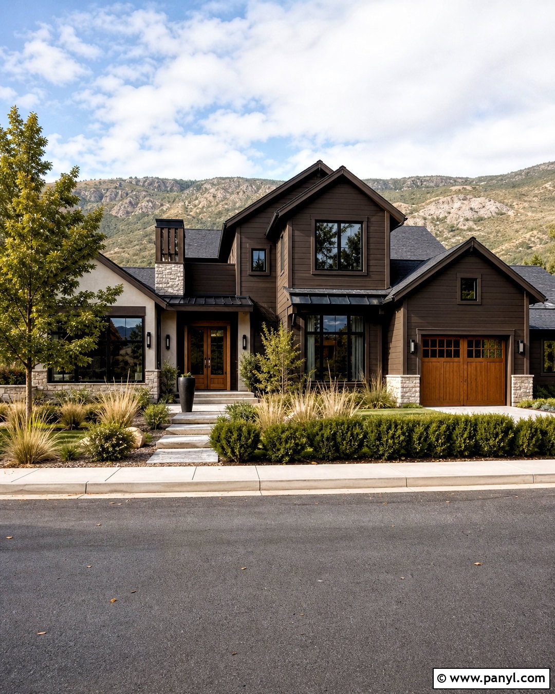 Chocolate Brown House Color - 20 modern house colors