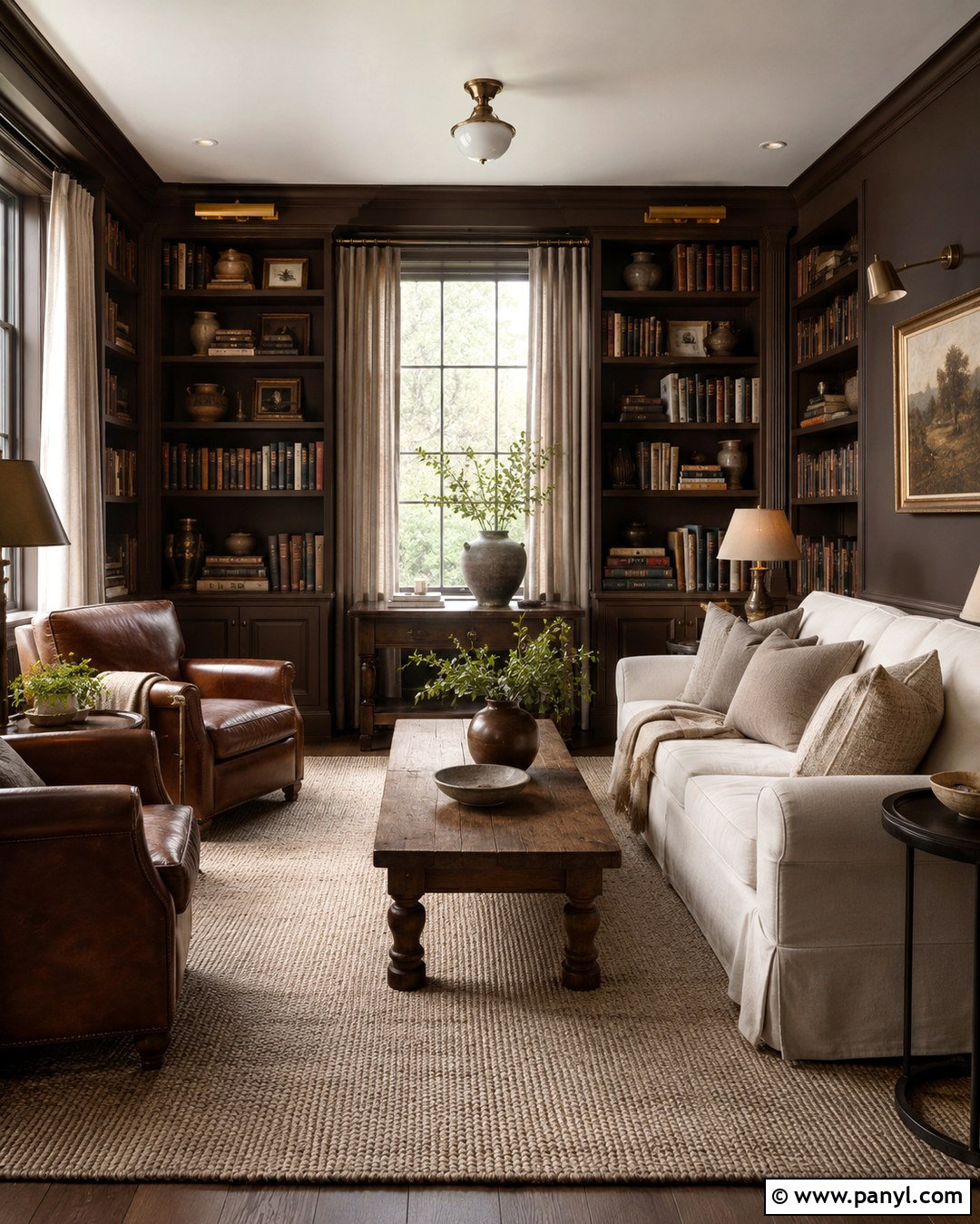 Chocolate Brown Hygge Wall Color - 20 Hygge Wall Colors