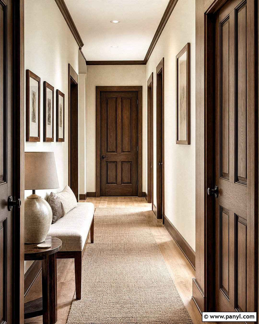Chocolate Brown Indoor Door - 20 indoor door colors