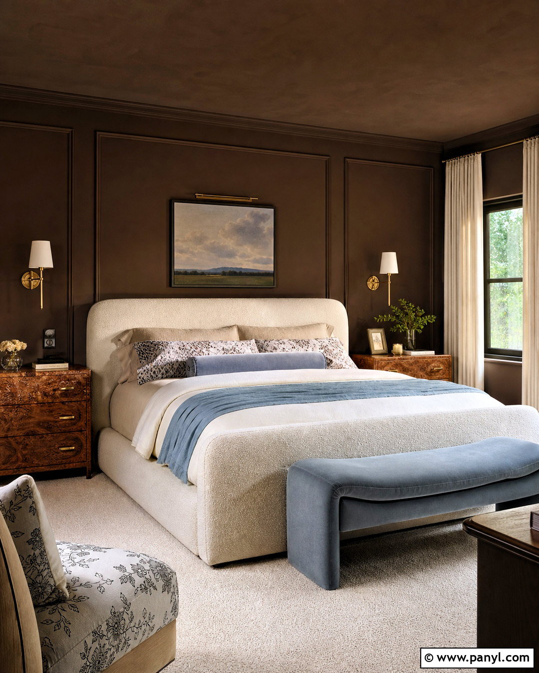Chocolate Brown Interior Paint Color - 20 interior paint colors for house ideas