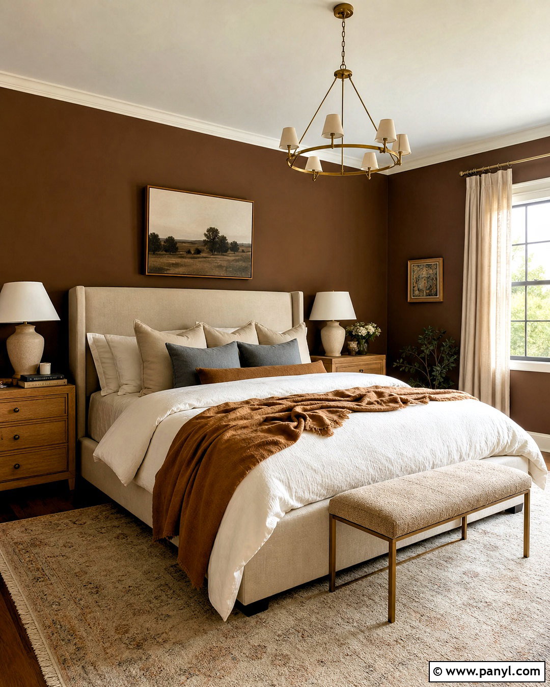 Chocolate Brown Interior Paint - 20 interior paint colors