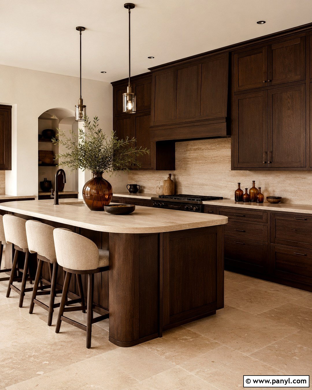 Chocolate Brown Kitchen - 20 Rich Kitchen Colors